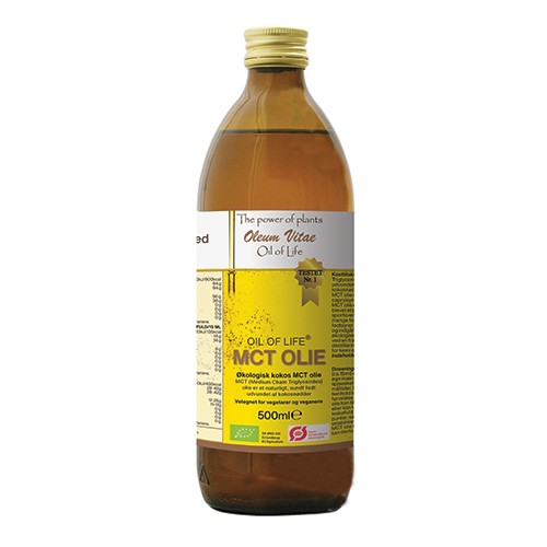 Livets Olie/Oil of Life MCT olie Økologisk - 500 ml - Oil of Life