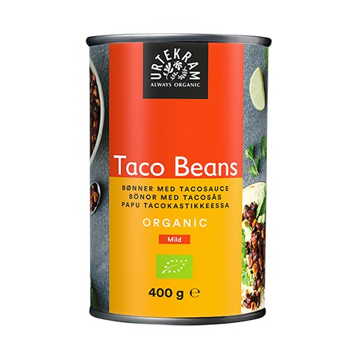 Taco Beans Økologisk - 400 gram - Urtekram
