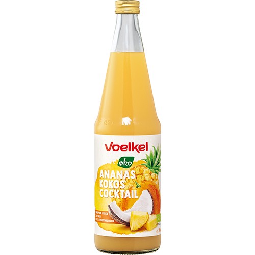 Billede af Ananas-kokos Cocktail Økologisk - 70 cl - Voelkel