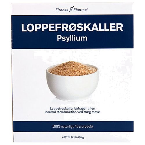 Loppefrøskaller Psyllium - 450 g - Fitness Pharma