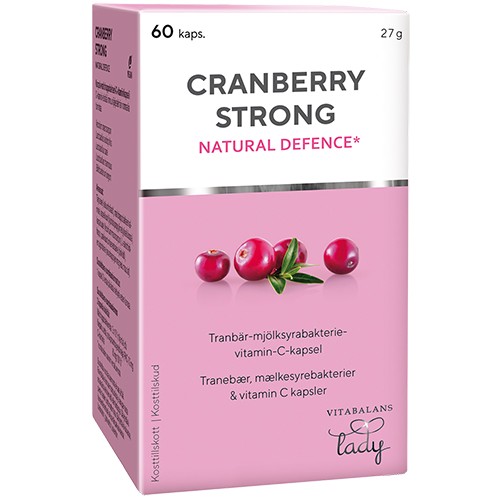 Cranberry Strong - 60 kapsler - Vitabalans