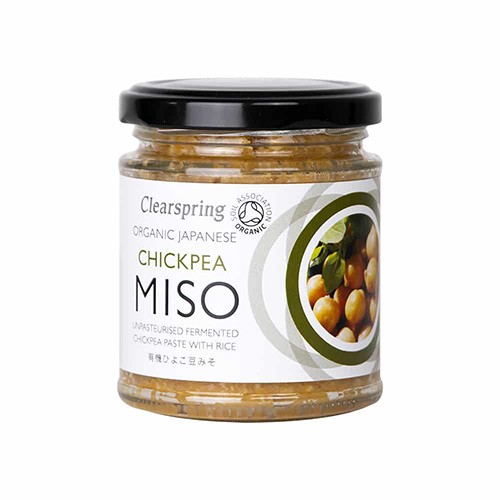 Miso Kikærter upasteuriseret Økologisk - 150 gram - Clearspring