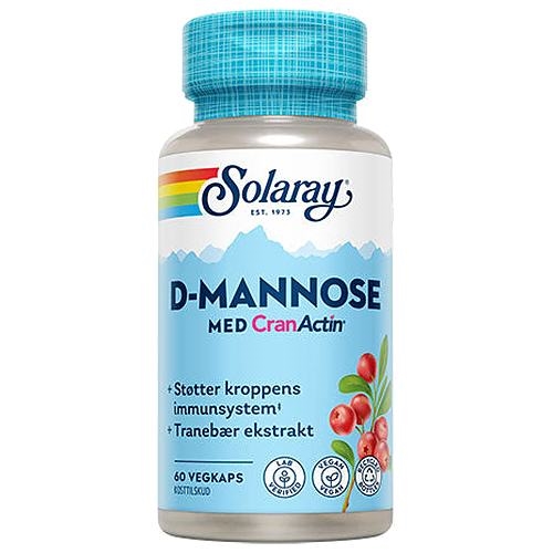 D-Mannose med CranActin - 60 Kapsler
