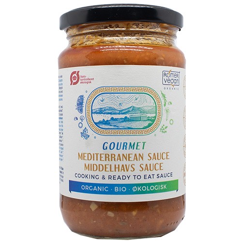Billede af Gourmet Middelhavs Sauce Økologisk - 350 gram - Rømer Vegan