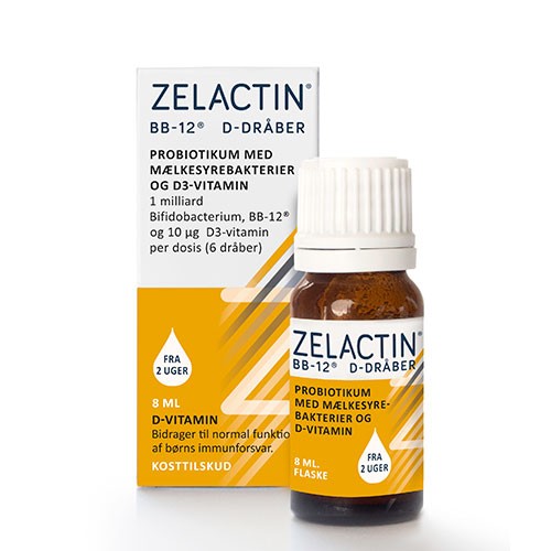 Zelactin d-dråber m/bb-12 – 8 ml