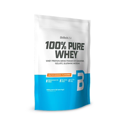 Billede af 100% Pure Whey Protein pulver Salted Caramel - 454 gram