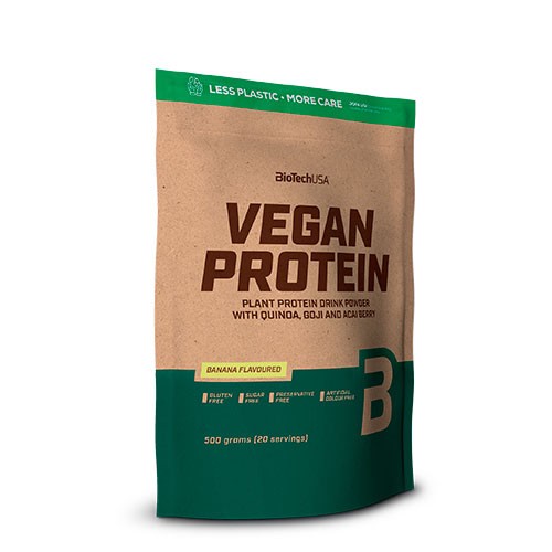 Billede af Vegan Protein pulver m. banan smag - 500 gram