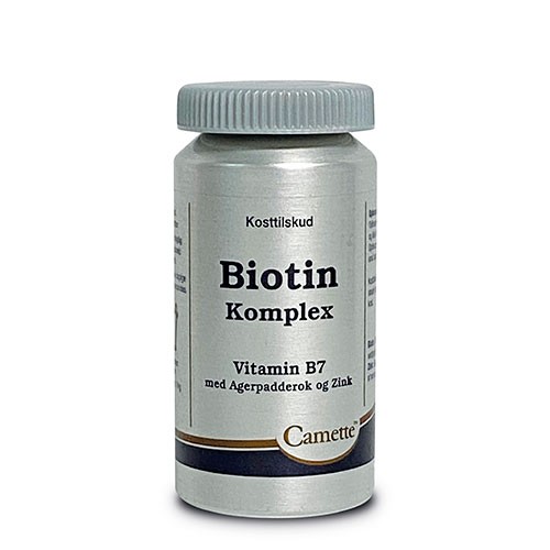 Billede af Biotin Komplex med Zink og Agerpadderok - 90 tabletter - Camette