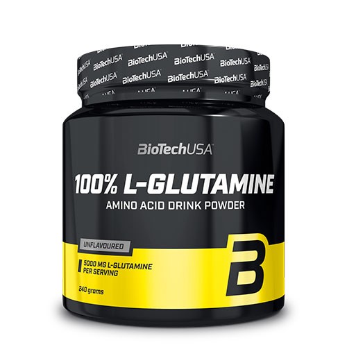 Billede af 100% L-Glutamine - 240 gram - BioTechUSA