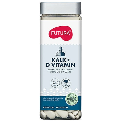 Futura Kalk + D vitamin - 350 Tabletter