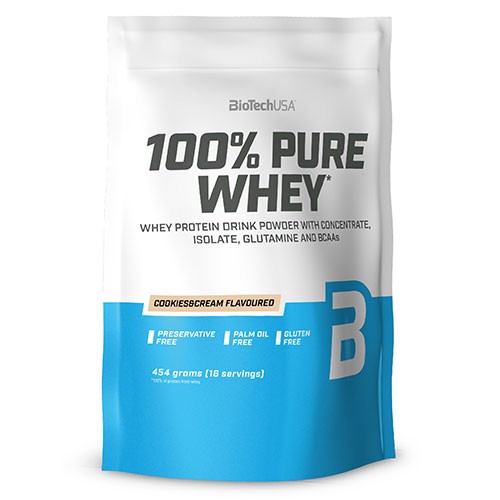 Billede af 100% Pure Whey Protein pulver Cookies & Cream - 454 gram