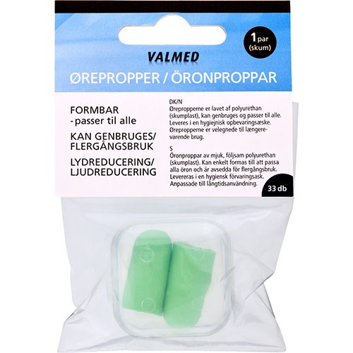 ValMed Ørepropper 1 par - 1 pakke