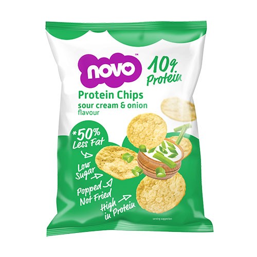 Billede af Protein Chips Sour Cream & Onion - 30 gram