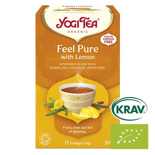 Billede af Yogi Tea Feel Pure with Lemon Økologisk - 17 breve