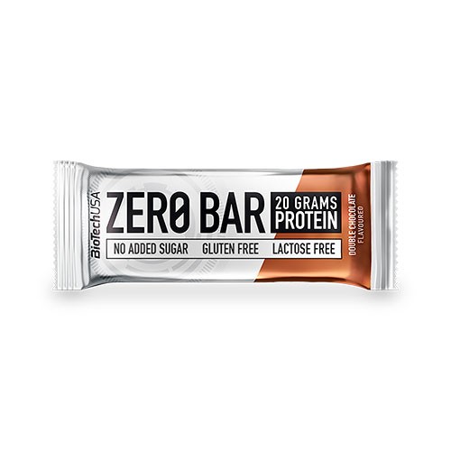 Billede af Zero Bar Double Chocolate - 50 gram