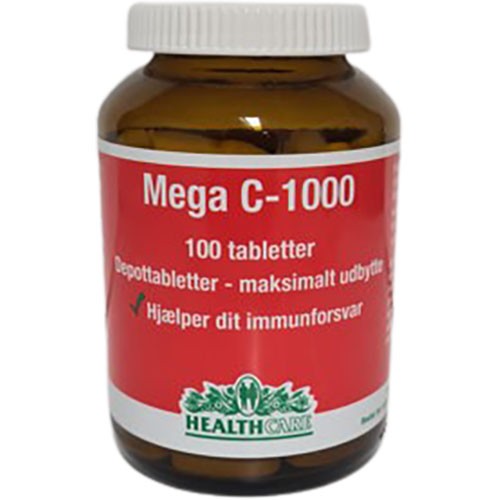 Mega C 1000 100 Tabletter Fra Healthcare