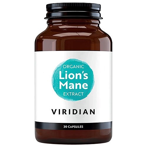 Lions Mane ekstrakt Økologisk - 30 Kapsler - Viridian Nutrition