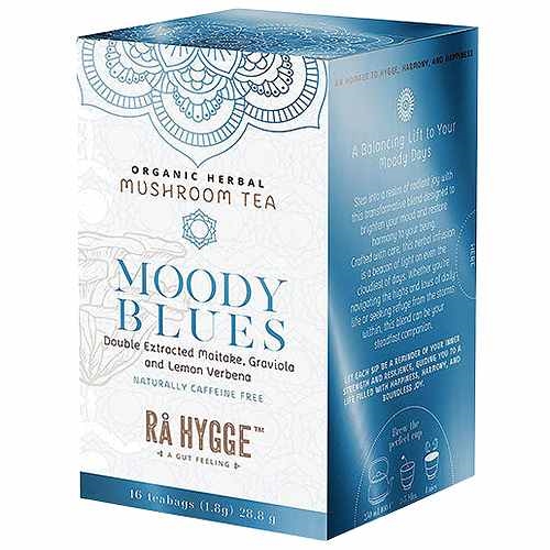 Moody Blues - Maitake Herbal Tea Økologisk - 16 Breve - Rå Hygge