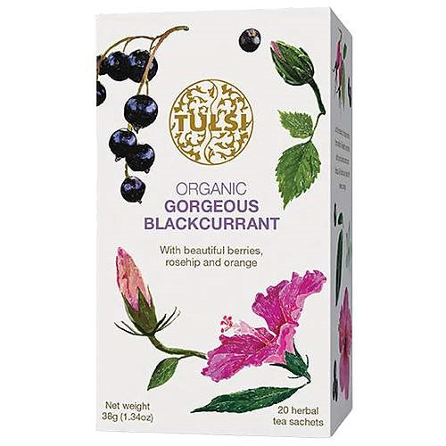 Gorgeous Blackcurrant te kologisk - 20 Breve