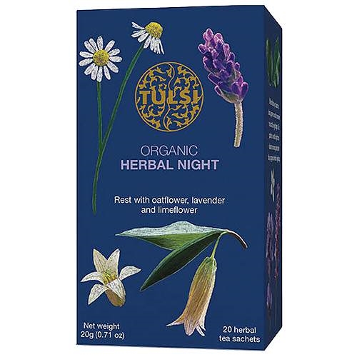 Herbal Night te Økologisk - 20 Breve - Tulsi