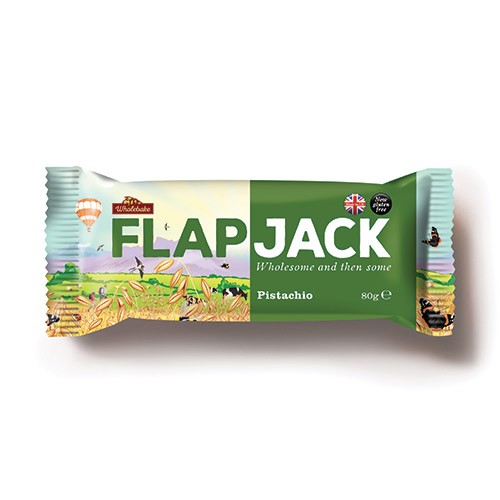 Flapjack Pistacie - 80 gram - Wholebake