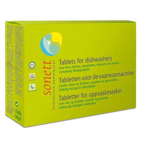 Opvasketabs 25*20gr Sonett - 500 gr - DISCOUNT PRIS