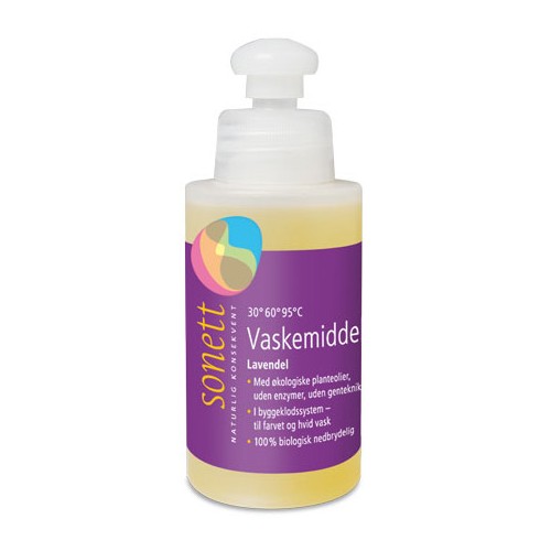 Vaskemiddel flydende lavendel - 120 ml - Sonett 