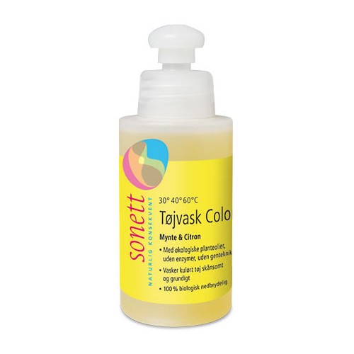 Tøjvask color mynte & citron - 120 ml - Sonett 