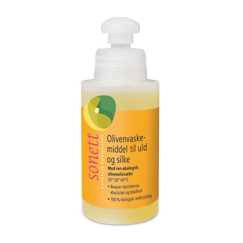 Vaskemiddel uld/silke oliven - 120 ml - Sonett 