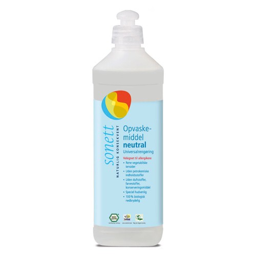 Opvaskemiddel/universalrengøring neutral - 500 ml - Sonett 