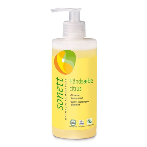 Håndsæbe citrus - 300 ml - Sonett 