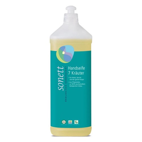 Håndsæbe 7 urter - 1 ltr - Sonett 