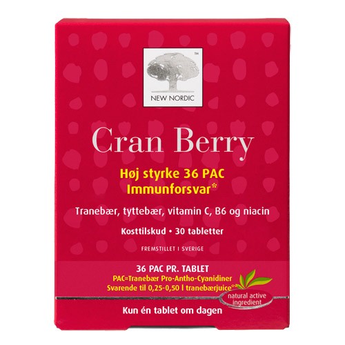Cran Berry - 30 Tab - New Nordic