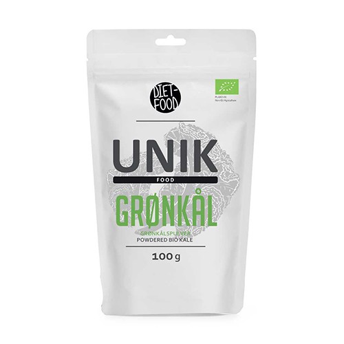 Grønkålspulver Økologisk  - 100 gram - Diet Food