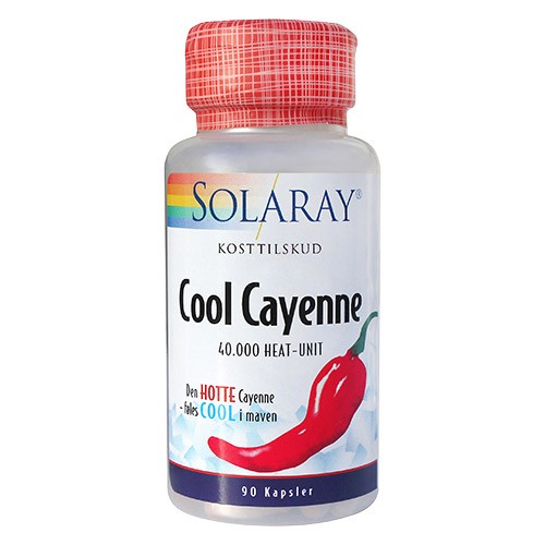 Cool Cayenne 300 mg - 90 kapsler - Solaray