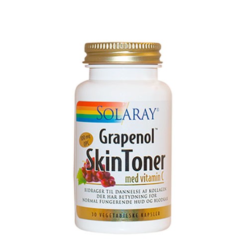 Grapenol Skintoner - 30 kapsler - Solaray