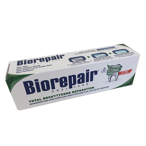 Total beskyttende tandpasta grøn - 75 ml - BioRepair