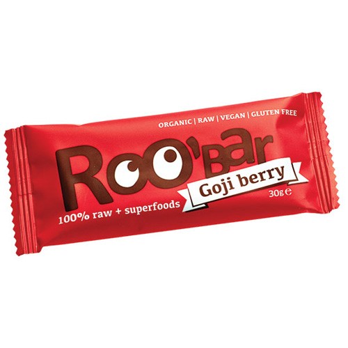 Bar gojibær Økologisk  - 30 gram - Roobar   