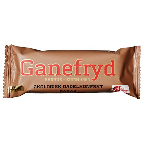 Rawbar Dadelkonfekt Kakao Økologisk - 50 gram - Ganefryd