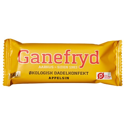 Rawbar Dadelkonfekt Appelsin Økologisk - 50 gram  - Ganefryd