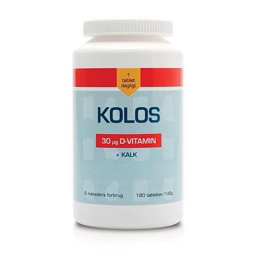 Kolos D-vitamin 30 mcg - 180 tab