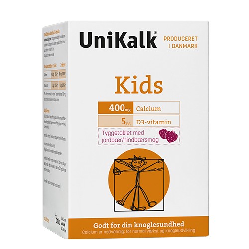 UniKalk Kids tyggetablet  - 90 tabletter