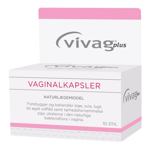 Vaginalkapsler uden applikartor  - 10 kapsler - Vivag 