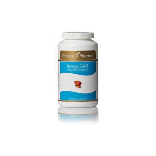 Omega 3-6-9 med ADEK vitaminer - 180 stk - Fitness Pharma