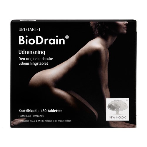 Biodrain - 180 tabletter - New Nordic