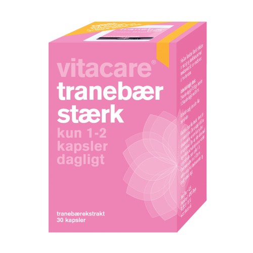 Tranebær stærk - 30 kap - Vitacare