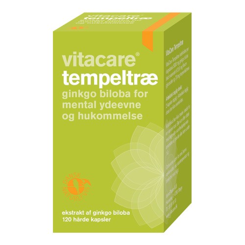 Tempeltræ - 120 kapsler - VitaCare 