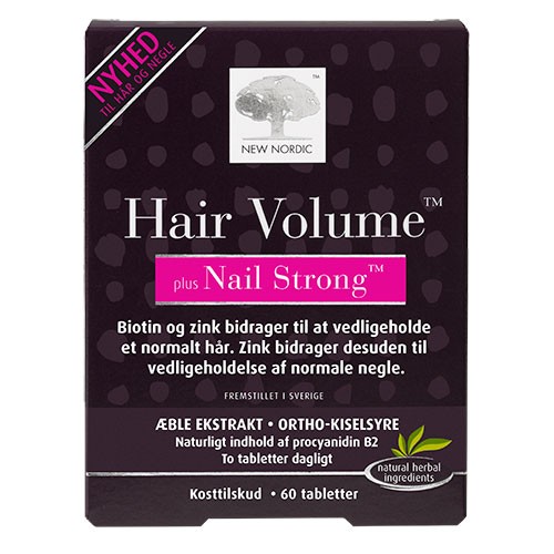 Hair Volume + Nails strong - 60 tabletter - New Nordic
