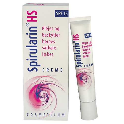 HS creme SPF 15 til pleje af sårbare læber - 3 ml - Spirularin