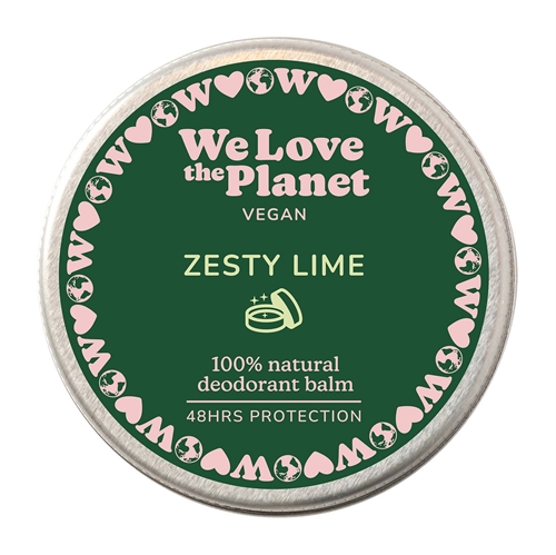 We Love The Planet Deodorant balm Zesty Lime, 35g.